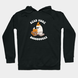 Teacher Halloween Ghost - Read More Boooooooks Hoodie